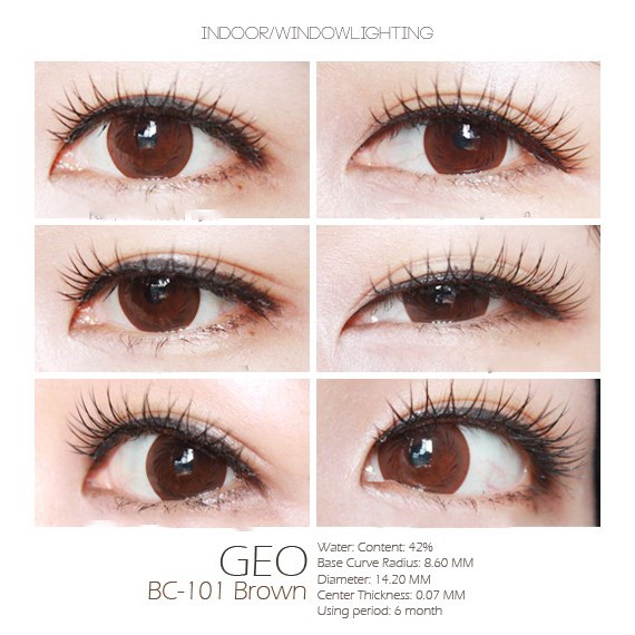 Softlens GEO Brown Circle BC-102 / BC-101 Soflens