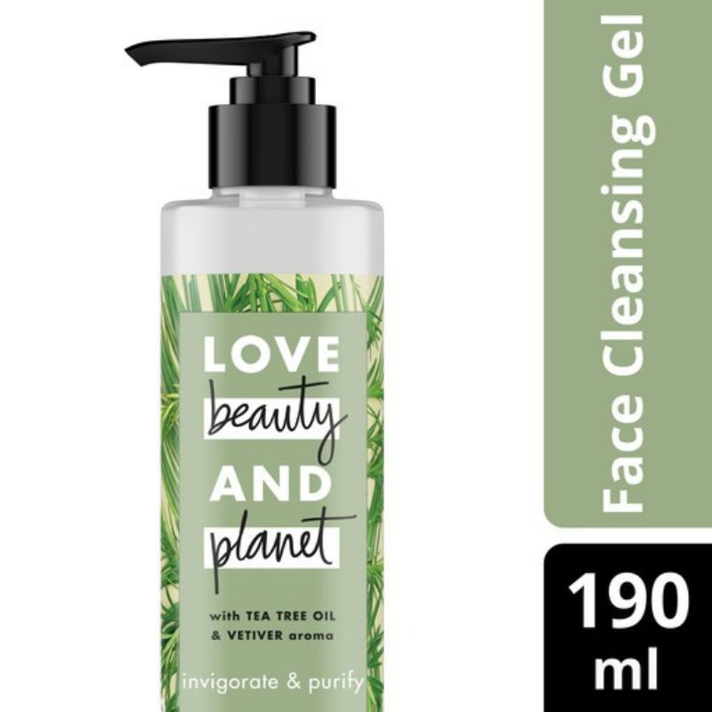 Love Beauty &amp; Planet Face Cleansing Gel &amp; Scrub 190ml