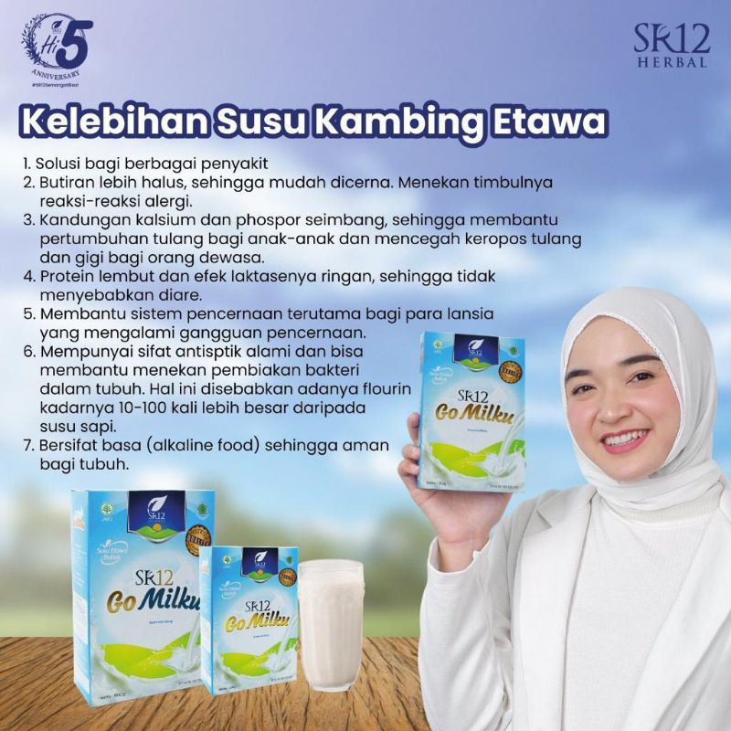 

Gomilku SR12 Susu Kambing Etawa