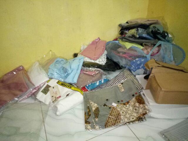 New Batik Couple Keluarga Sarimbit Gamis Jumbo Pring