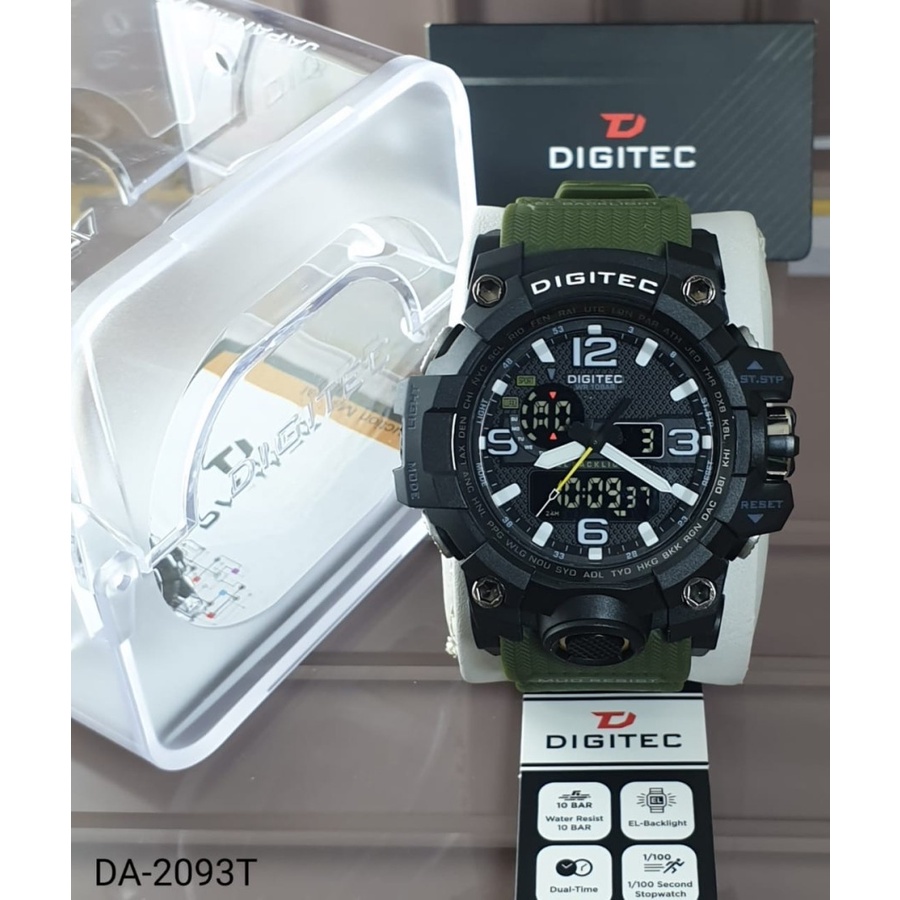 JAM TANGAN PRIA DIGITEC DA 2093T DIGITEC DA-2093T ORIGINAL ANTI AIR