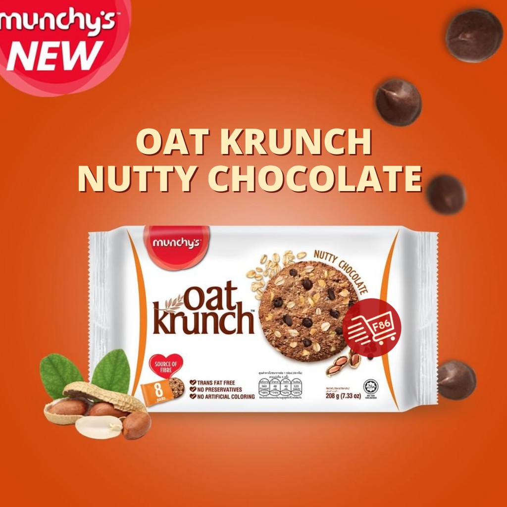 Oat Krunch 208gr dan 390gr Biskuit Munchys