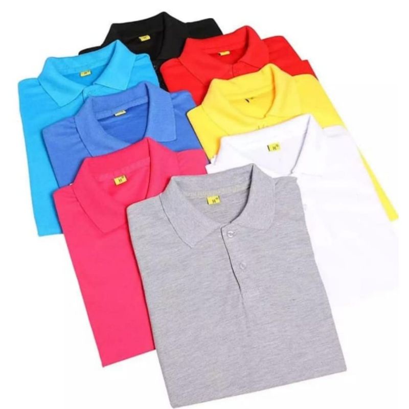 BAJU POLO PRIA BAJU KERAH POLOS