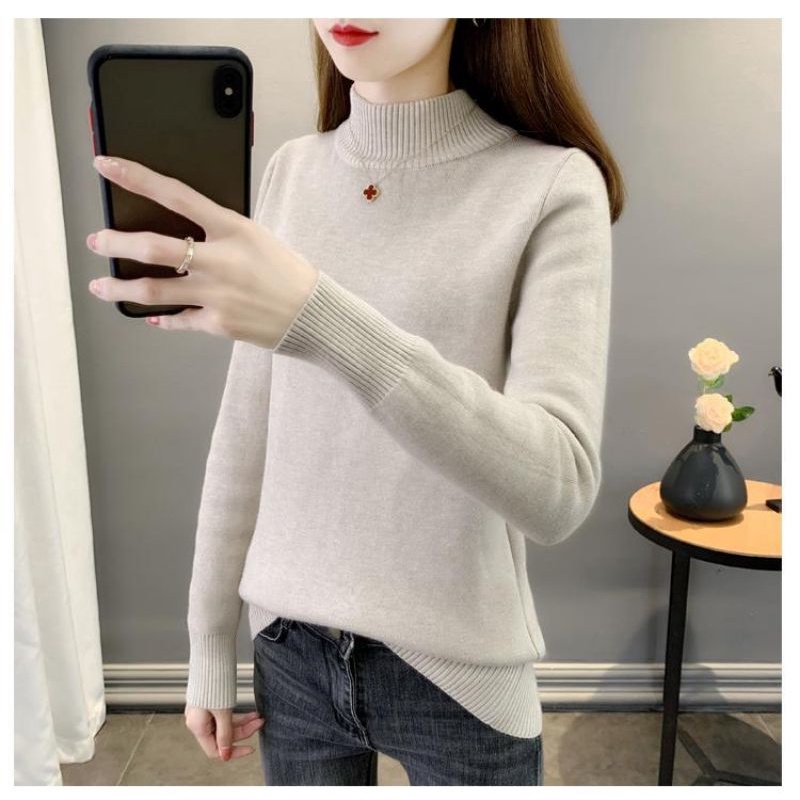 SWEATER VALERIE - SWEATER RAJUT TURTLENECK THERMAL TEBAL WINTER MUSIM DINGIN