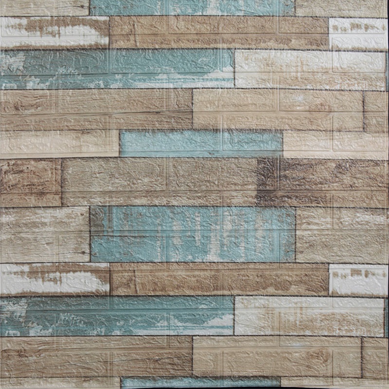 [COD] Wallpaper Dinding 3D 1Paket 10pcs 70cm x 77cm  Foam Timbul  Dekorasi Dinding Putih Bata CLASSIC wallpaper foam-ANTIK-1 (70cm*77cm)