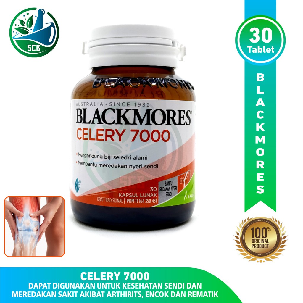 Blackmores Celery 7000 Isi 30 - Membantu Meredakan Nyeri Sendi