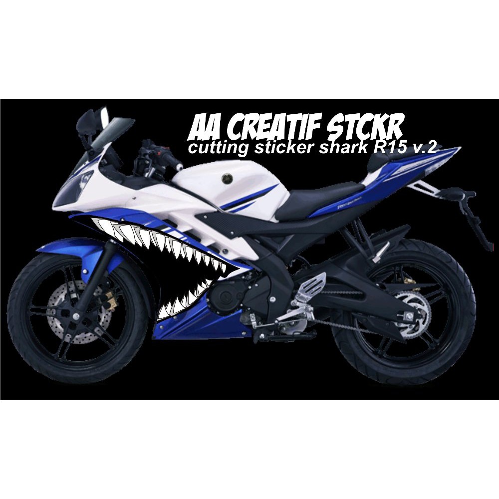 Cutting Sticker R15 Shark Termurah Shopee Indonesia