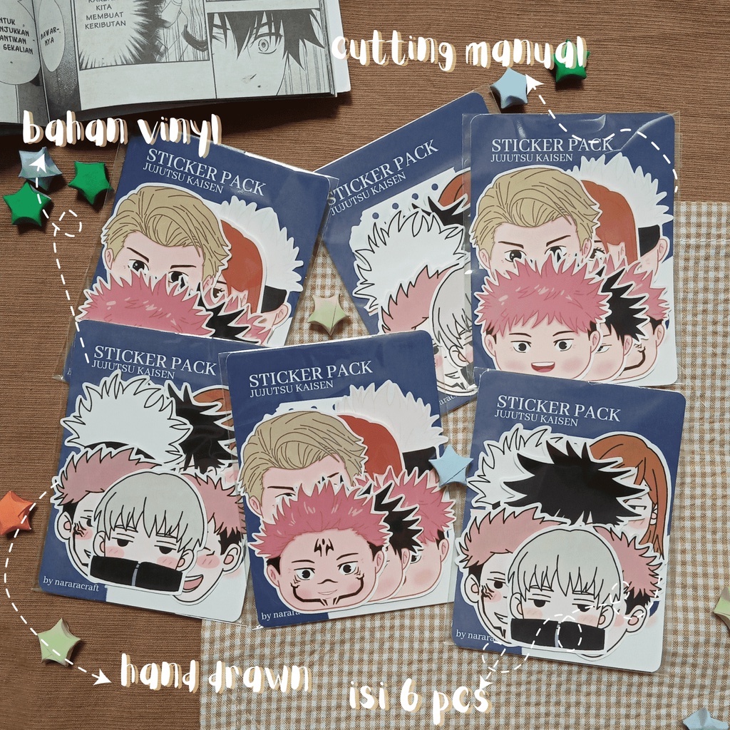 

Sticker Jujutsu Kaisen - Sticker Pack Jujutsu Kaisen by Narara Craft