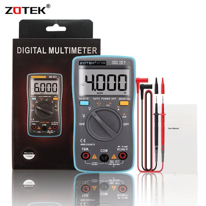 AVOMETER DIGITAL ZOTEK ZT100 / MULTITESTER DIGITAL ZOTEK ZT 100