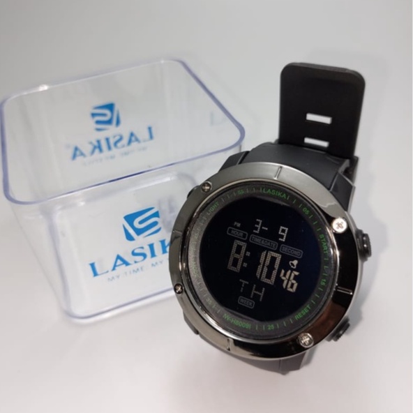 Jam Tangan Digital Sporty Jumbo Pria Lasika 8009 Water Resist Gratis Box