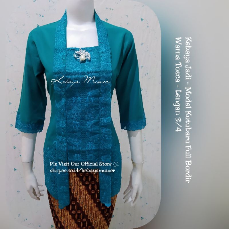 Kebaya Kutubaru. Kebaya Encim. Kebaya Bordir. Kebaya Murah. Kebaya Jumbo