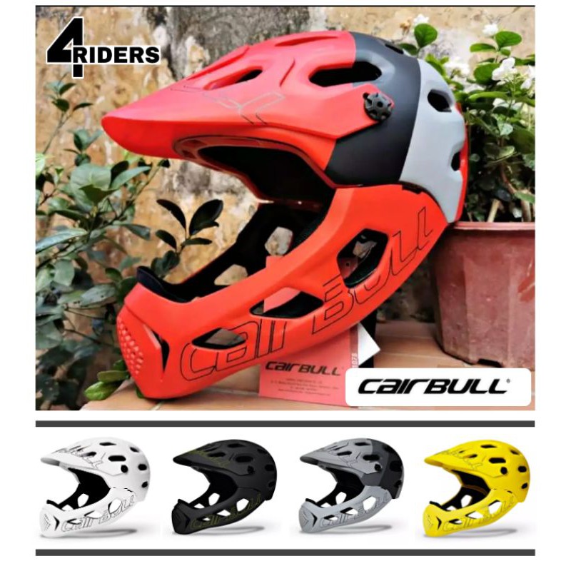 Helm Sepeda Cairbull Allcross Full Face MTB Downhill Modular Cycling Helmet
