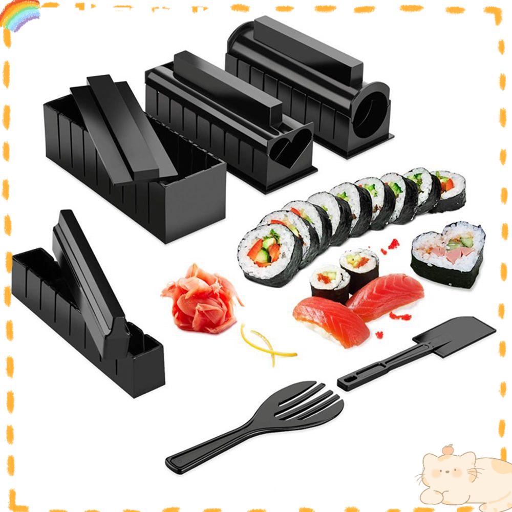 Solighter 3 / 10pcs Cetakan Pembuat Sushi Multifungsi DIY