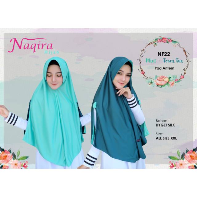 Naqira Hijab NF22 (Mint-Tosca Tua)