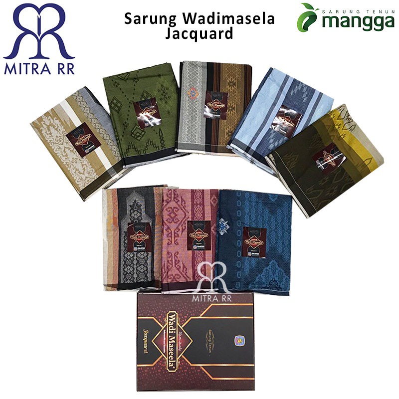 Sarung Mangga Wadi Maseela Jacquard Sarung Wadimasela Tenun Jaguard Dewasa