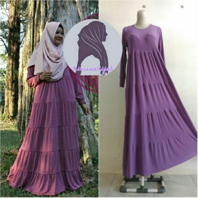 Gamis Jersey Susun