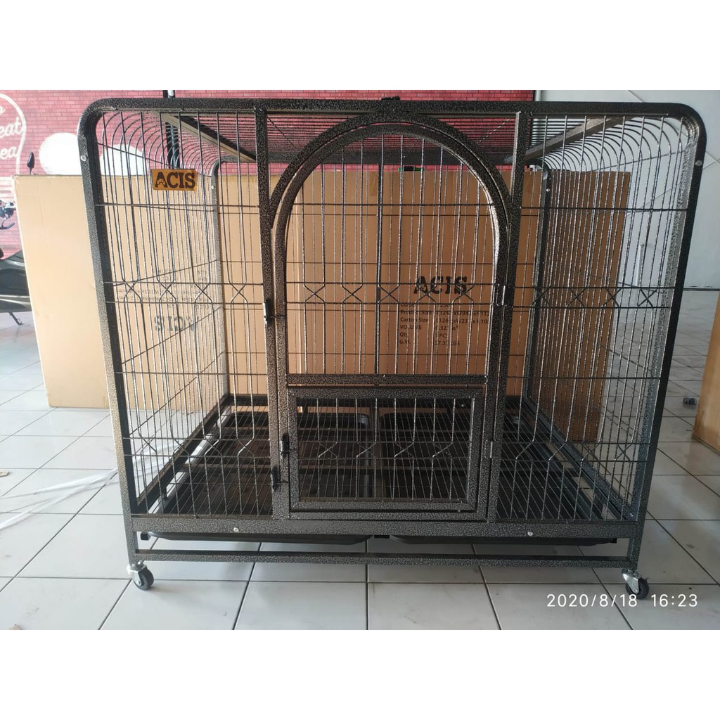 Kandang anjing kucing size 125x95x110cm BESAR kuat kokoh