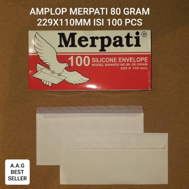 

Amplop ukuran 229x110mm