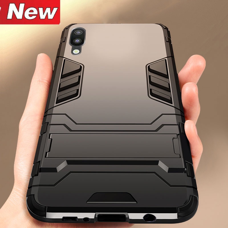 Casing Hard Case Armor PC + Silikon Anti Benturan Untuk Samsung Galaxy M10 M20 M30