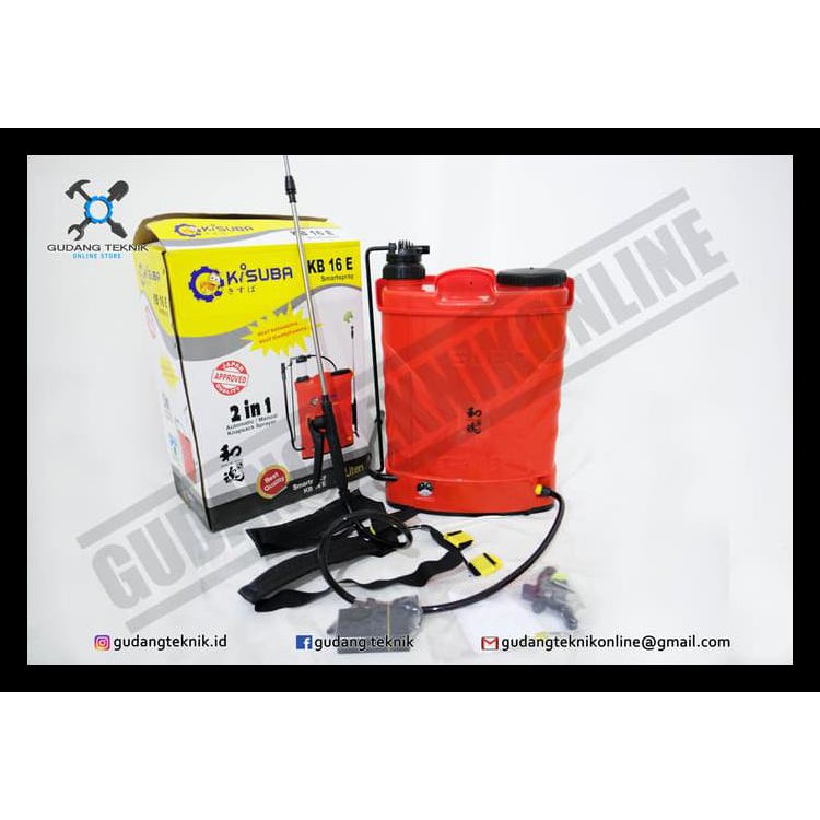 Alat Semprot Hama Sprayer Elektrik Kisuba 2 In 1 Sprayer 2 In 1 Terlengkap