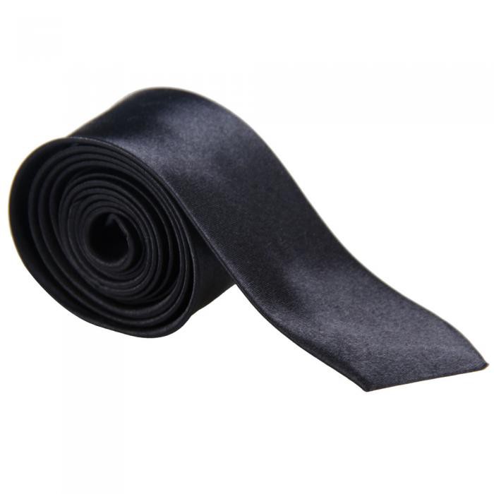 Dasi Hitam 2 inci Black tie 2&quot; slim