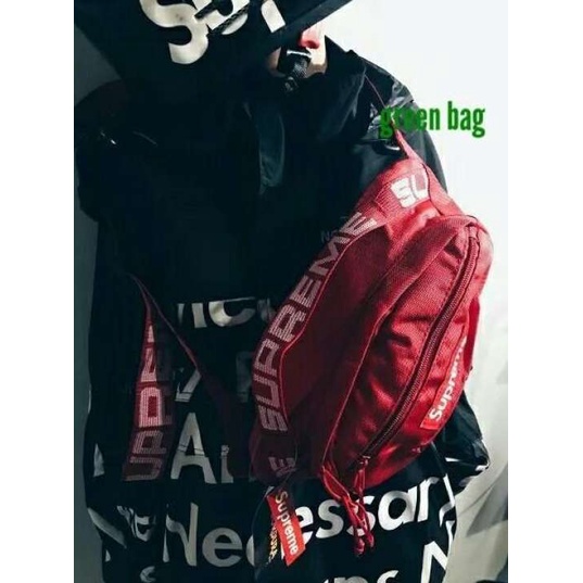 waistbag tas selempang supreme tas pria dan wanita