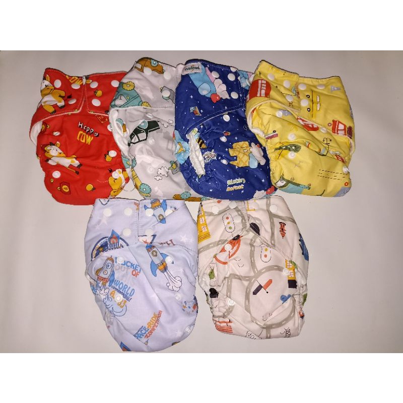 Clodi Nadnad Pocket Snap SML 3-15kg 1insert 250ml newborn new born Clothdiapers cloudy kelodi klodi 
