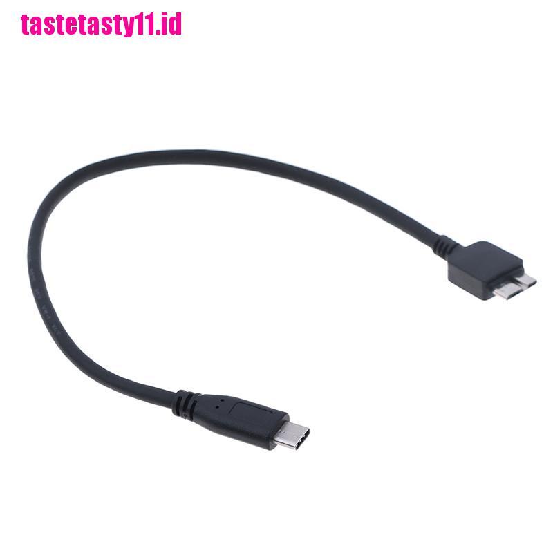 【TTID】USB c to micro usb cable type c to micro b cable for hdd hard disk 30cm