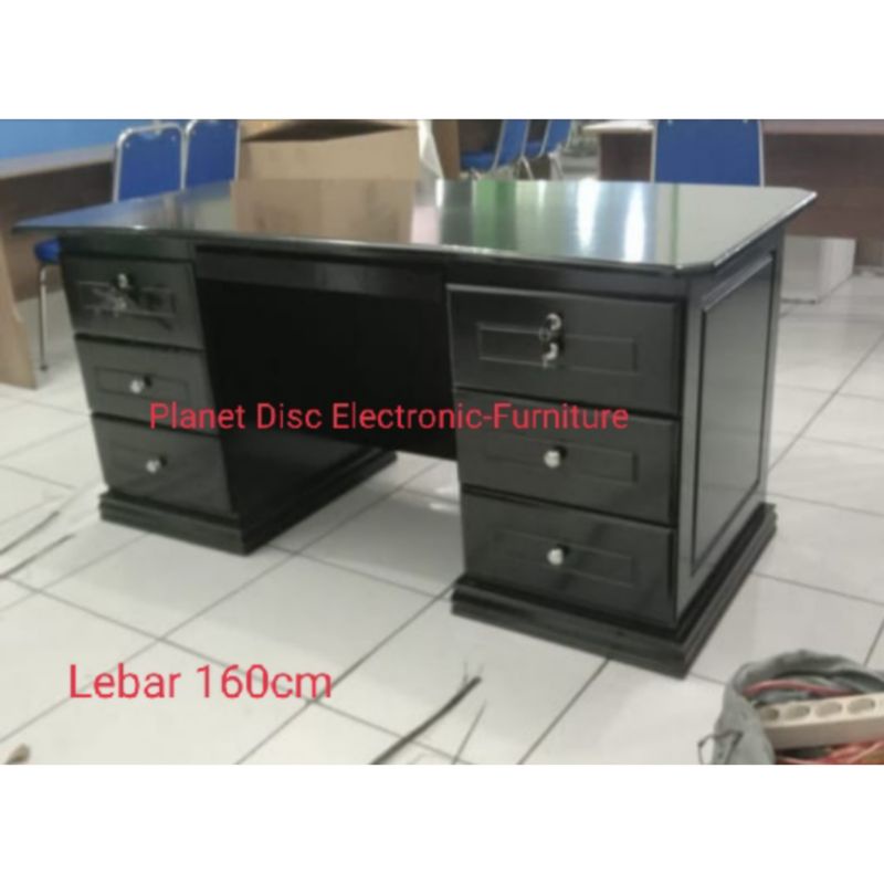 Meja Direktur Kayu solid Meja kantor Meja kerja