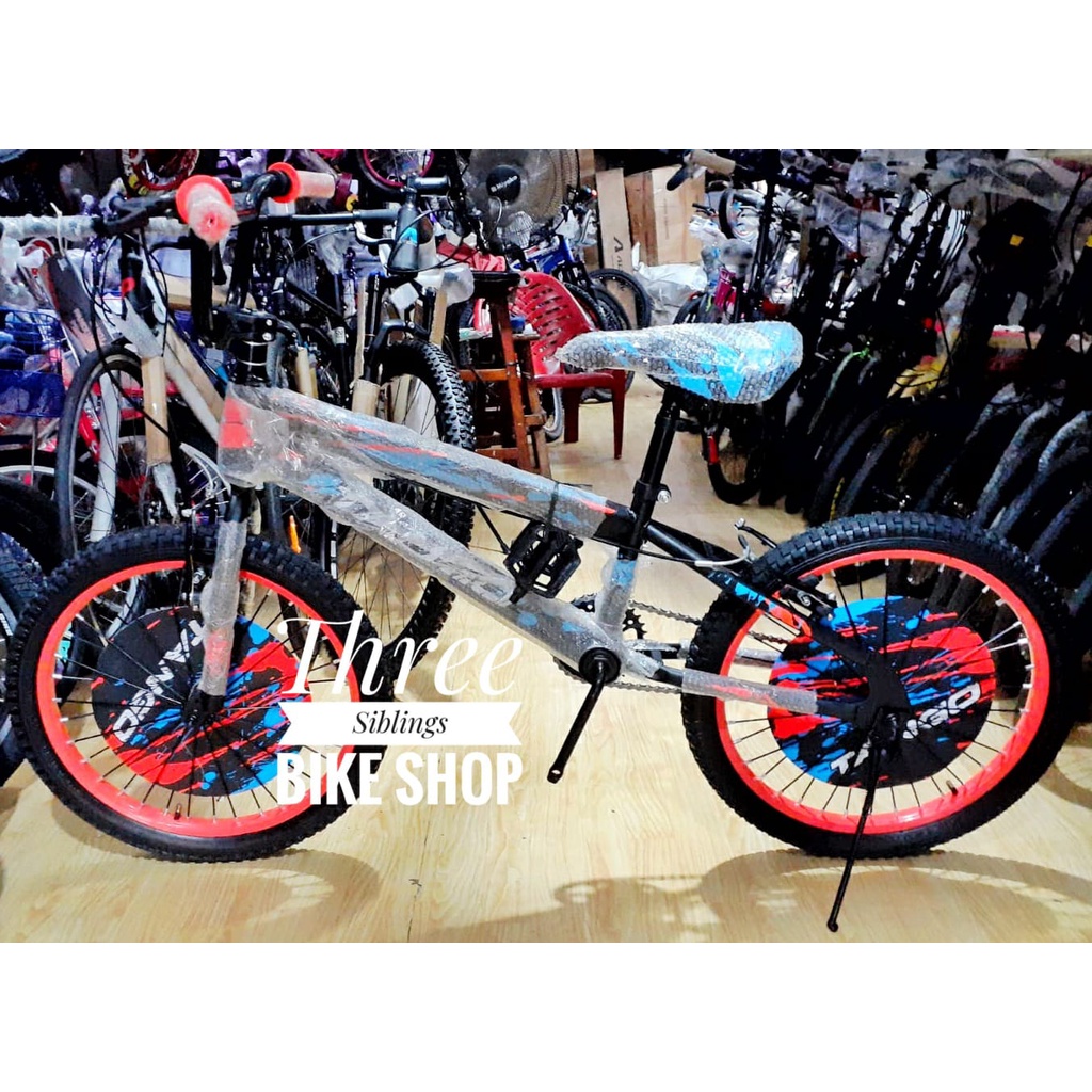 SEPEDA BMX TANGO 6023 20 INCH WARNA BIRU ORANGE