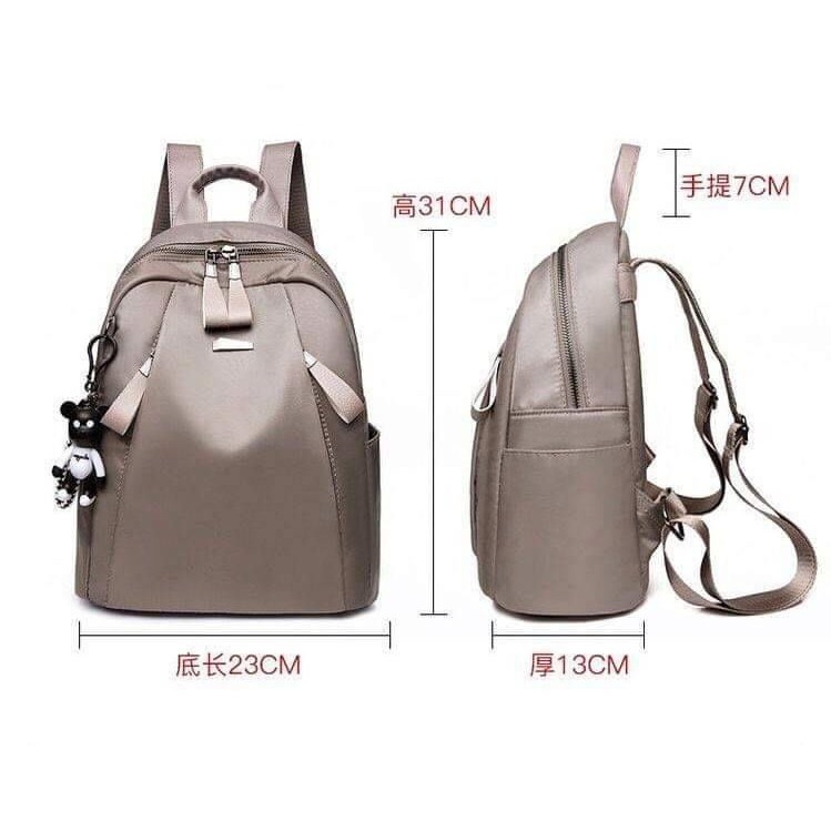 GT 1315 BQ 2380 RISCE TAS RANSEL NYLON IMPORT WANITA CEWEK PEREMPUAN JAKARTA BATAM EL 730