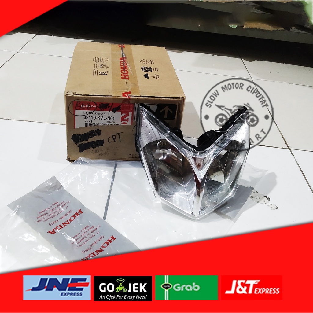 REFLECTOR LAMPU DEPAN SUPRA X 125 BOHLAM 2 ORI 33110-KVL-N01