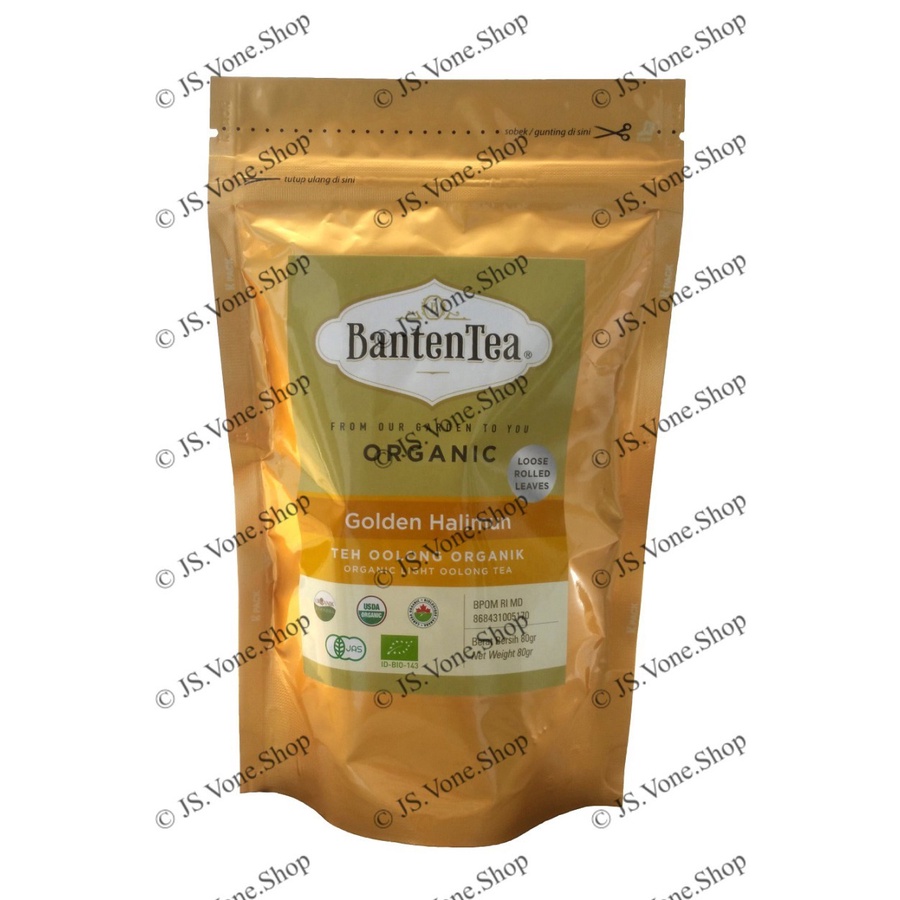 Banten Tea Organic / Teh Hijau - Oolong - Hitam Organik Kemasan 500gr