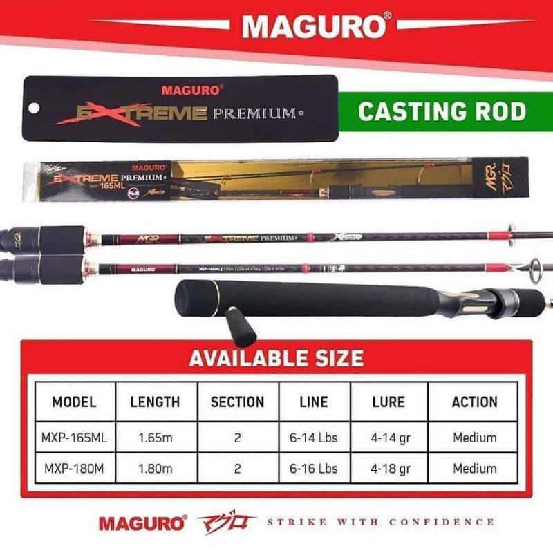 joran MAGURO EXTREME PREMIUM MXP-165 & 180  |  Top Galatama  |  Spinning Galatama Galapung