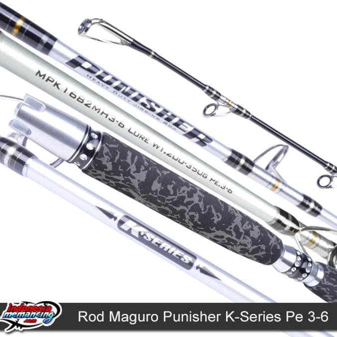 Joran Pancing Jigging Maguro Punisher K Series Pe 4 6 Produk Terbaik Shopee Indonesia