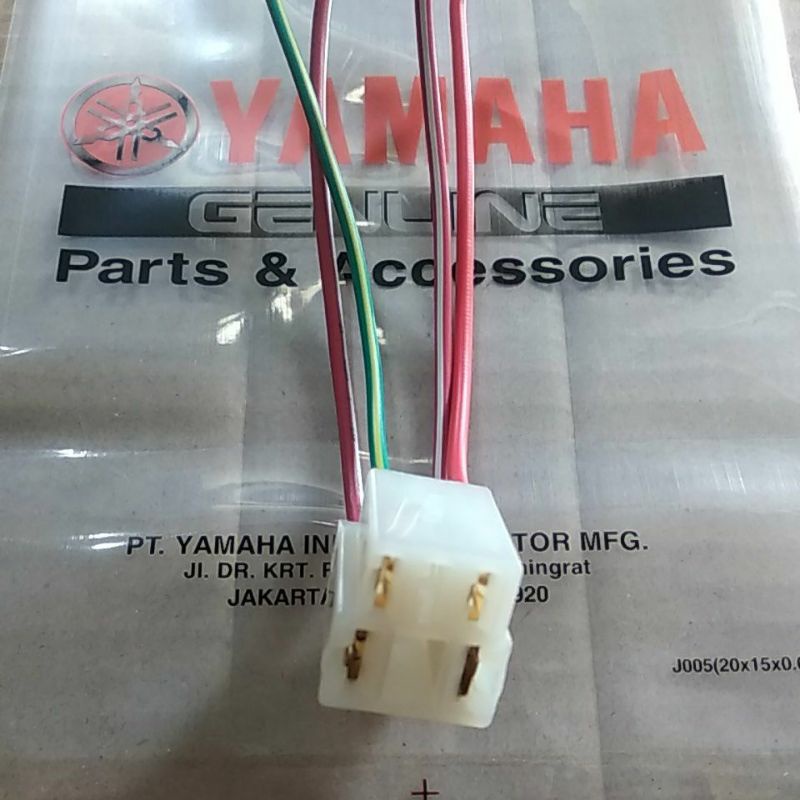 SOKET Relay stater/bendik stater mio/beat/vario 110 cw/revo/ supra x 125(putih)-1