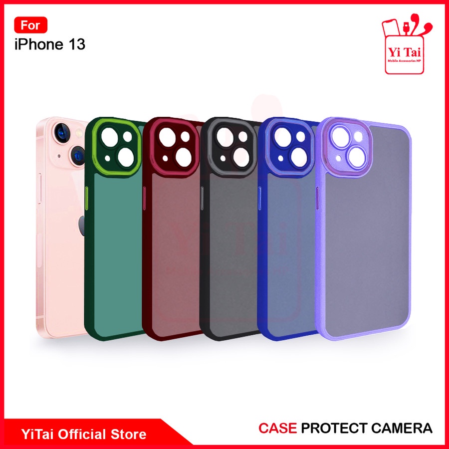 YC02 CASE YI TAI PROTECT KAMERA FOR APPLE 13 13PRO MAX 6 7 8 6+ 7+ 8+ BDC