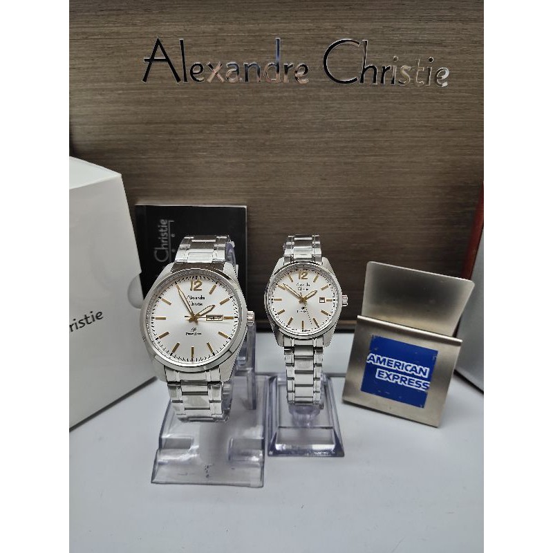 Jam tangan couple Alexandre Christie AC 1012 ME