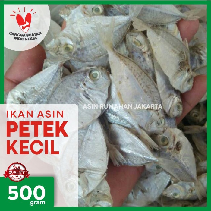 

PROMO Ikan Asin Petek Kecil 500 Gram / Ikan Petek Halus Asin GROSIR