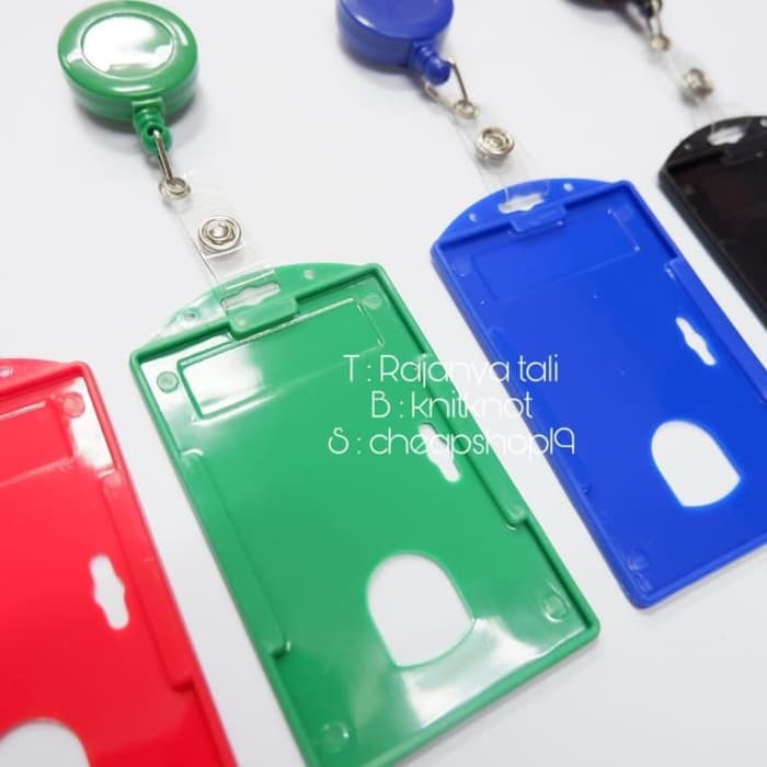 

set yoyo name tag idcard logo dan card case RJT