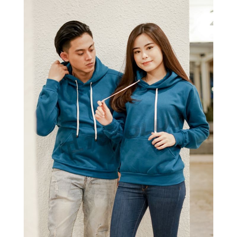 MUKZHOP - COUPLE SWEATER HODDIE POLOS / NEW - TOTOLUY. ID / BIRU ITB