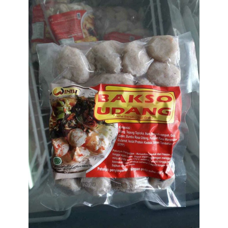 

Winbi Bakso Udang 200gr