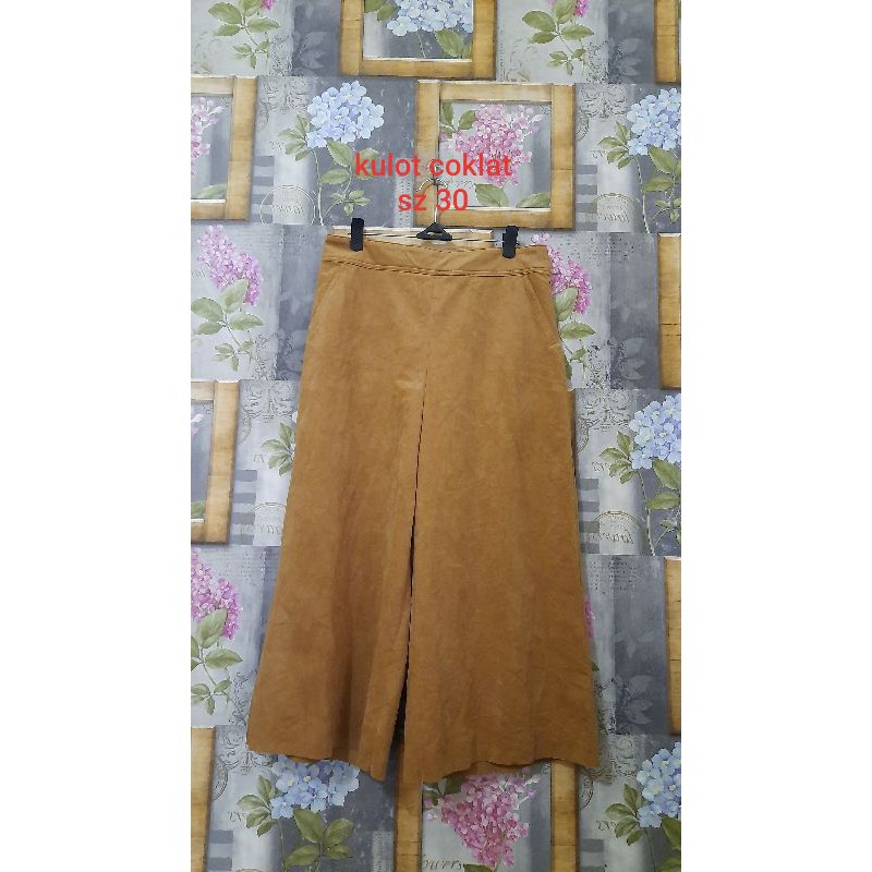 celana kulot pl / preloved 7/8