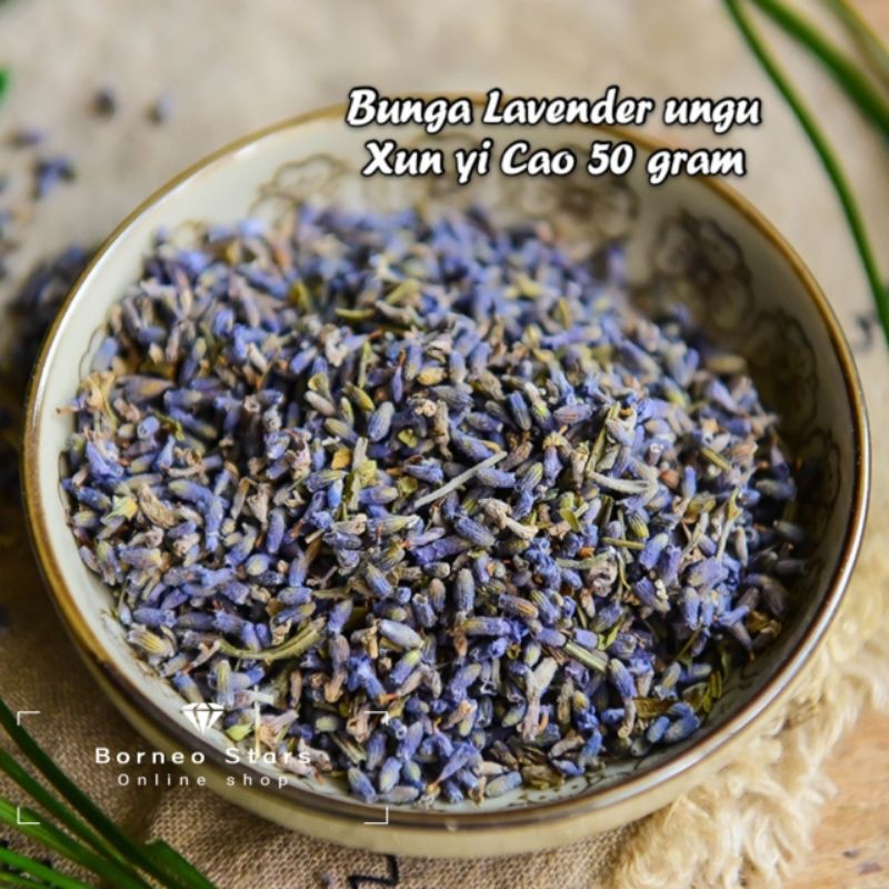 

Bunga lavender ungu 50gram/ xunyicao 薰衣草