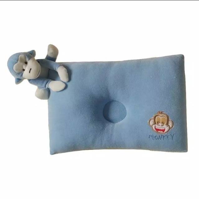 Bantal peyang happy baby / bantal anti peyang / bantal bayi / bantal tidur bayi / bantal boneka