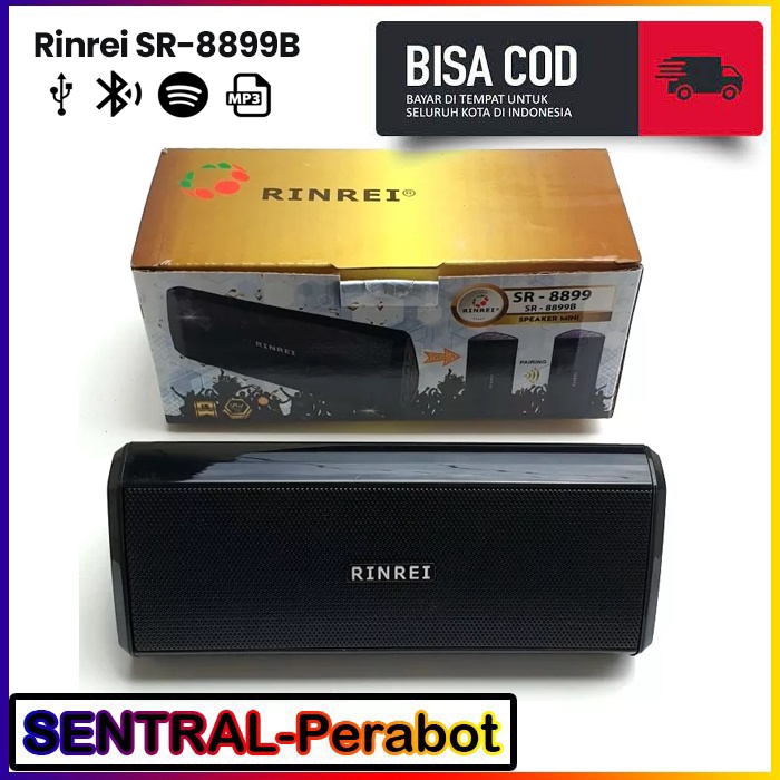 Rinrei SR-8899B Speaker Bluetooth Mini Portable
