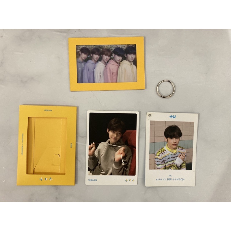 txt yeonjun hueningkai photocard star