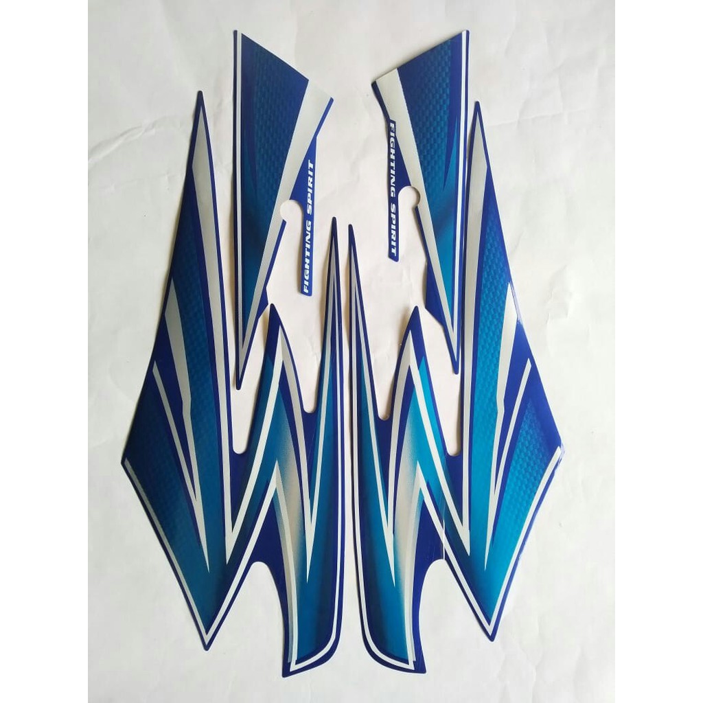 Jual Stiker Striping Motor Yamaha Rx King 03 Biru Shopee Indonesia