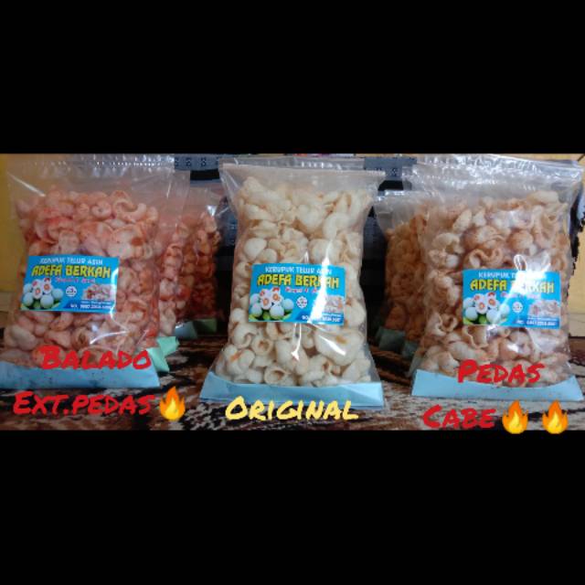 

Kerupuk TelurAsin Mateng Varian Rasa 150gr
