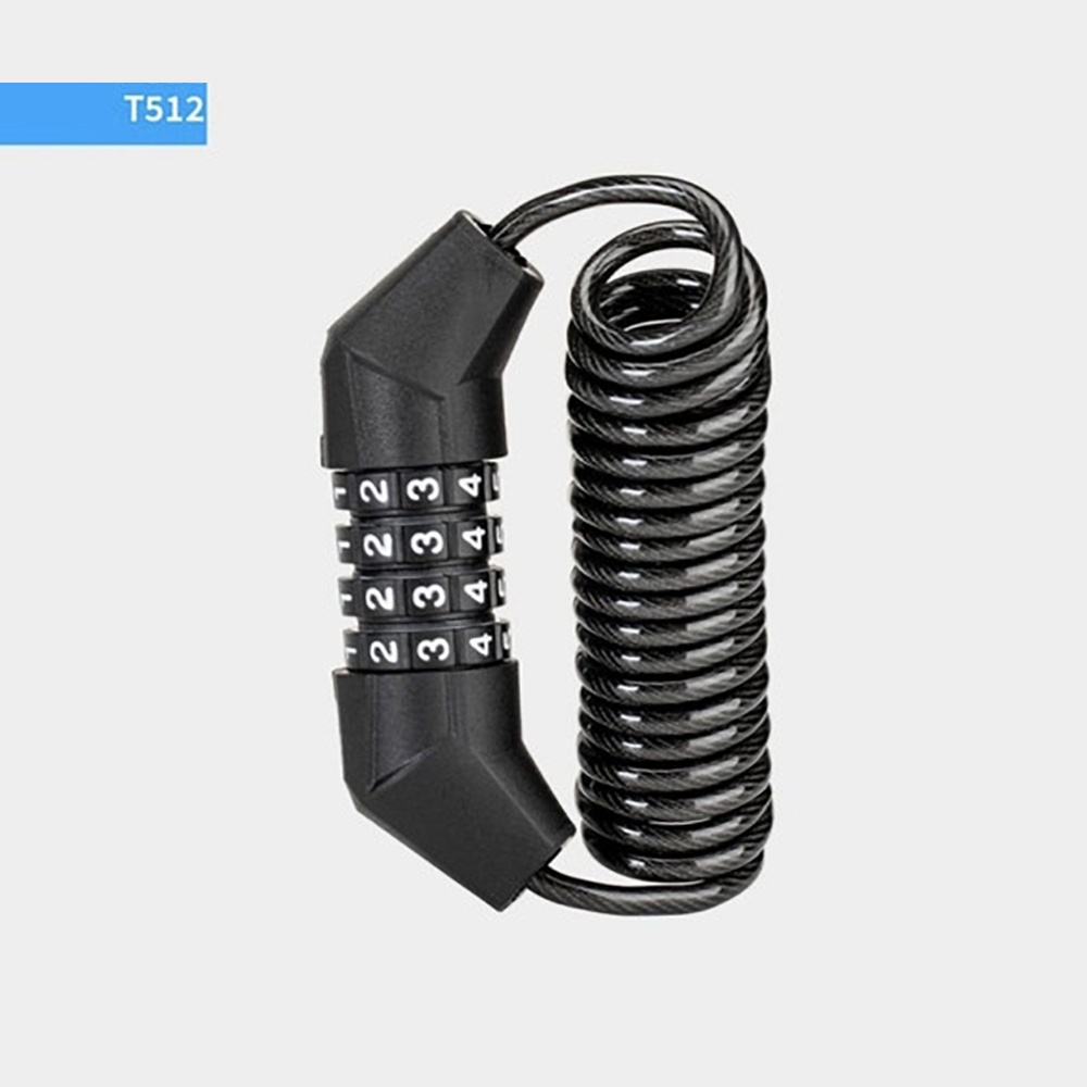 ROCKBROS T512 Kunci Gembok Sepeda Kombinasi 4 Angka Bicycle Lock